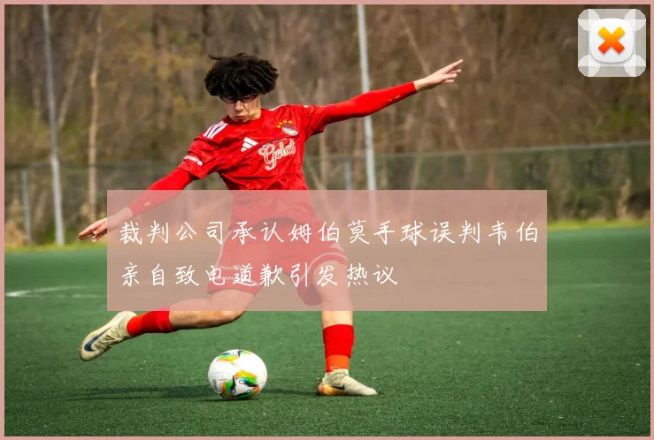 裁判公司承认姆伯莫手球误判韦伯亲自致电道歉引发热议